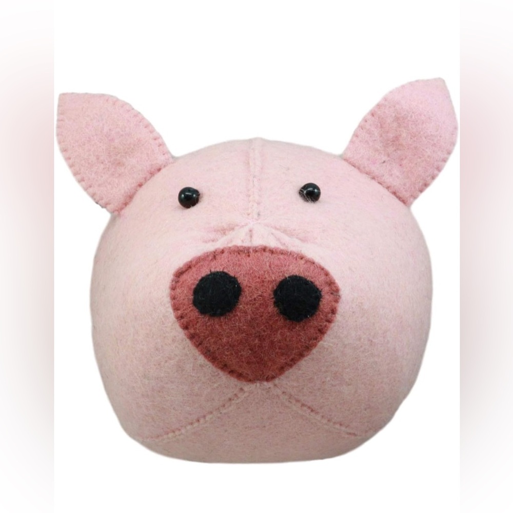 Adorable Fiona Walker Semi Baby PINK PIG Wall Decor
